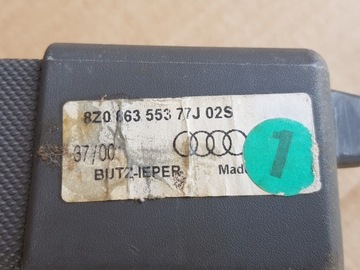 ROLETA KUFRU AUDI A2 / PĚKNÝ SPRÁVNÁ BARVA ŠEDÝ SWING 8Z0863553