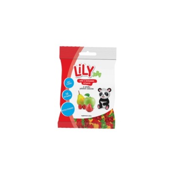 LiLY Jelly желейки з набором вітамінів зі смаком польських фруктів 80 г