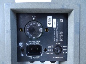 REVOX B77 MK II 4-ДОРОЖНЫЙ КАТУШЕННЫЙ МАГНИТОФОН