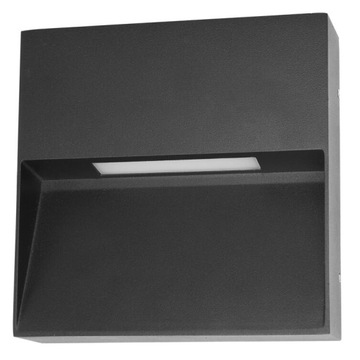 Elewacyjna lampa kwadratowa Fenis OWL-2685-3K Italux LED 3W 3000K IP54 czar