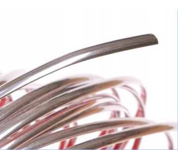 ХРОМИРОВАННАЯ ДЕКОРАТИВНАЯ ЛЕНТА ХРОМИРОВАННАЯ 10мм x 7,5м