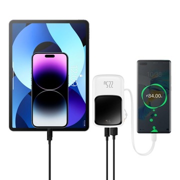 BASEUS POWER BANK 10000 мАч 22,5 Вт USB/USB-C/IP QC
