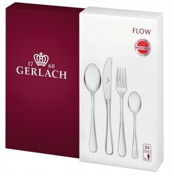 Komplet sztućców Gerlach Flow 24 elementy