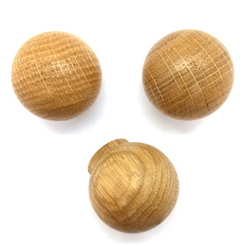 МЕБЕЛЬНАЯ РУЧКА ШАРОВАЯ, МАССИВ ДУБА