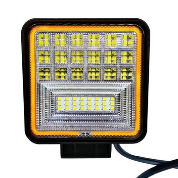 Lampa robocza LED Halogen 126W KOPARKA ŁADOWARKA
