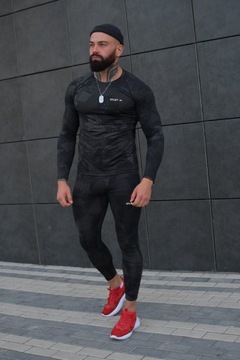 СПОРТИВНЫЙ КОСТЮМ ФУТБОЛКА БРЮКИ ШОРТЫ Термоактивный СПОРТИВНЫЙ КОСТЮМ Модный МУЖСКОЙ Комплект 3x