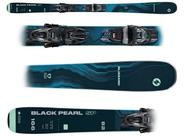 Narty Blizzard BLACK PEARL 82 SP 2024 + Wiązania TPC 10 DEMO 166cm