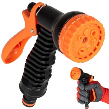 PISTOLET OGRODOWY NA WĄŻ DO PODLEWANIA WODY MOCNY