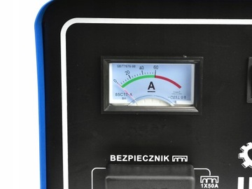 PROSTOWNIK SAMOCHODOWY DO AKUMULATORÓW GZL50 SZYBKIE ŁADOWANIE 12V 24V