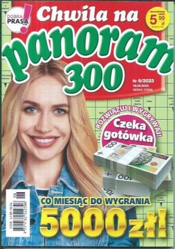 Krzyżówki Chwila na panoram 300 6/23 PANORAMICZNE