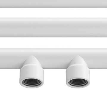 GRZEJNIK ŁAZIENKOW KALORYFER NOWOCZESNY DRABINKOWY BIAŁY 80x40 cm RAVEN