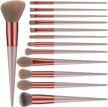 Zestaw pędzli 13 do makijażu Profesjonalnych+Etui