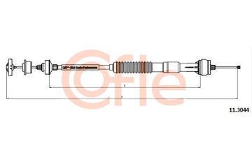 Linka sprzęgła PEUGEOT 306 1.6 Cofle 11.3044