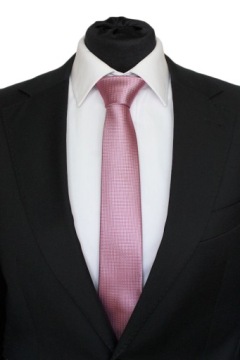 УЗКИЙ УЗКИЙ ГАЛСТУК 6 см ПУДРОВО-РОЗОВЫЙ