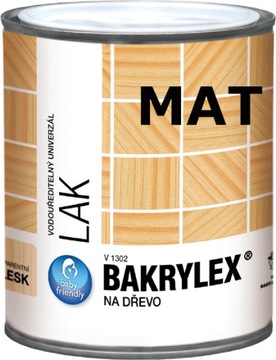 Lakier wodny do drewna Bakrylex 5kg MAT