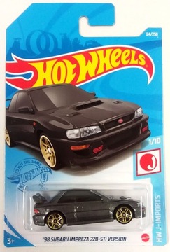 HOT WHEELS SAMOCHODZIK RESORAK '98 SUBARU IMPREZA