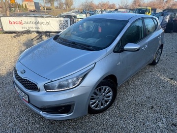 Kia Ceed II Hatchback 5d Facelifting 1.4 CRDi 90KM 2018 KIA CEED 1 WŁASCICIEL STAN BDB BEZWYPADKOWY W 100% 2kluczyki ks.serwisowe, zdjęcie 1