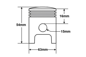 ЦИЛИНДР ATV 200CC LC BASHAN COMPLETE HW