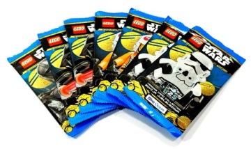 KARTY LEGO STAR WARS. SERIA 5. EDYCJA JUBILEUSZOWA. 42 KARTY. 7 SASZETEK
