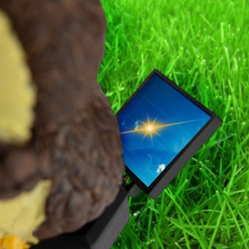 СОЛНЕЧНАЯ СВЕТОДИОДНАЯ САДОВАЯ ЛАМПА, СОВА