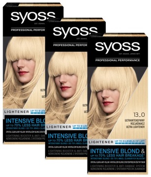 3X SYOSS ИНТЕНСИВНЫЙ ОСВЕТЛИТЕЛЬ ДЛЯ ВОЛОС 13.0