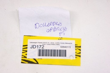 JD172 VW PASSAT B7 BOK PODPORA POHOVKA PRAVÝ