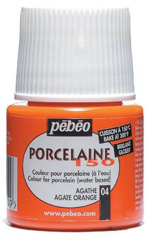 Farba Pebeo Porcelaine 150 - 04 Agate Orange
