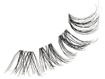 Пучки ресниц короткие средние ресницы подъемник TRIO LASHES NNT02C Kiss 30 шт.
