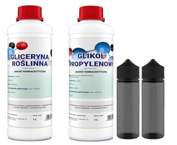 Gliceryna 1L + Glikol 1L + 2x butelka gorilla gratis