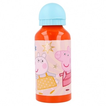 Bidon ALUMINIOWY Świnka Peppa 400 ml do szkoły