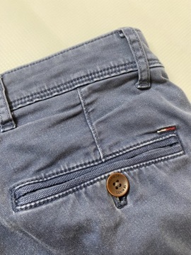 Tommy Hilfiger CHINOS granatowe Spodnie W30 L34