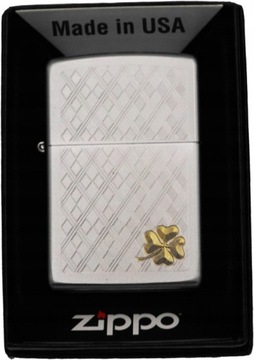 ZAPALNICZKA ZIPPO STUNNING. FOUR LEAF CLOVER