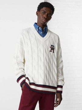 TOMMY HILFIGER ORYGINALNY SWETER L-XXL 24H