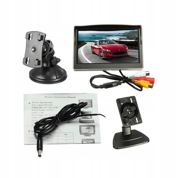 Wyświetlacz LCD Hud Monitor samochodowy Lusterko