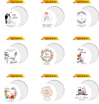 LUSTERKO prezent podziękowanie dla gości na ŚLUB WESELE personalizowane