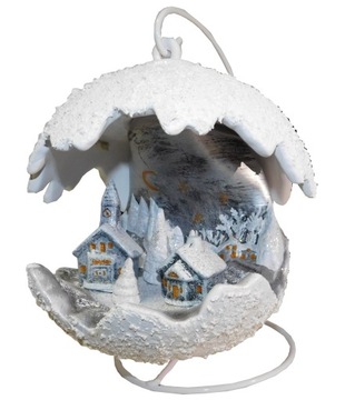 DUŻA SZOPKA BAŃKA ŚWIECĄCA BOŻE NARODZENIE ŚWIĘTA