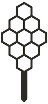 PODPÓRKA KWIATÓW ROŚLIN PERGOLA MIÓD 19cm