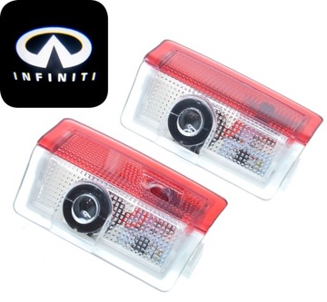 Infiniti QX30 Q30 LED Projektor HD Logo lampka H15
