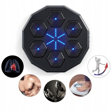 ТРЕНИРОВОЧНЫЙ БОКСОВЫЙ ЩИТ МУЗЫКАЛЬНЫЙ БОКСЕРСКИЙ МАШИНА BLUETOOTH ДЛЯ НАСТЕННОГО КОМПЛЕКТА