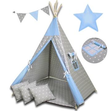 TIPI namiot dla dzieci, wigwam, teepee, domek