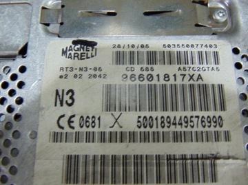 РАДИО CD НАВИГАЦИЯ PEUGEOT 407 96601817XA