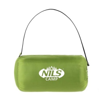 ЗЕЛЕНЫЙ КОМФОРТНЫЙ спальный мешок 190х75см NILS CAMP