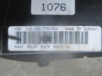 AUDI A3 8L PŘÍSTROJOVÁ DESKA BUDÍKY 8L0919860A