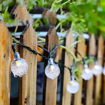 ГИРЛАНД СОЛНЕЧНЫЕ САДОВЫЕ ЛАМПЫ 100LED 12M