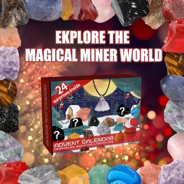 АДВЕНТ-КАЛЕНДАРЬ МИНЕРАЛЫ КАМНИ КРИСТАЛЛЫ