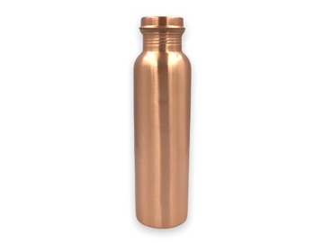 Prem-Copper Butelka MIEDZIANA na wodę 850ml z certyfikatem gładka
