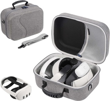 DEVASO LARGE CARRYING CASE FOR META QUEST 3 TRAVEL SHOULDER BAG