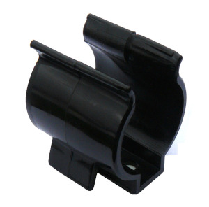 Klips podtrzymujący, regulowany, 25-32mm,czarny