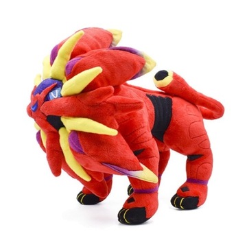 MASKOTKA PLUSZAK POKEMON SOLGALEO CZERWONY 27 cm