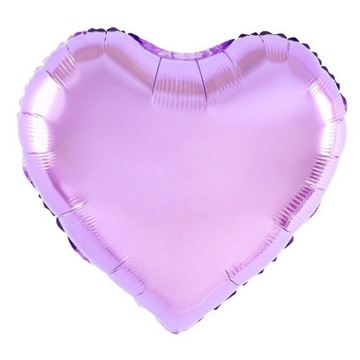 Balon foliowy serce 45cm FIOLETOWE